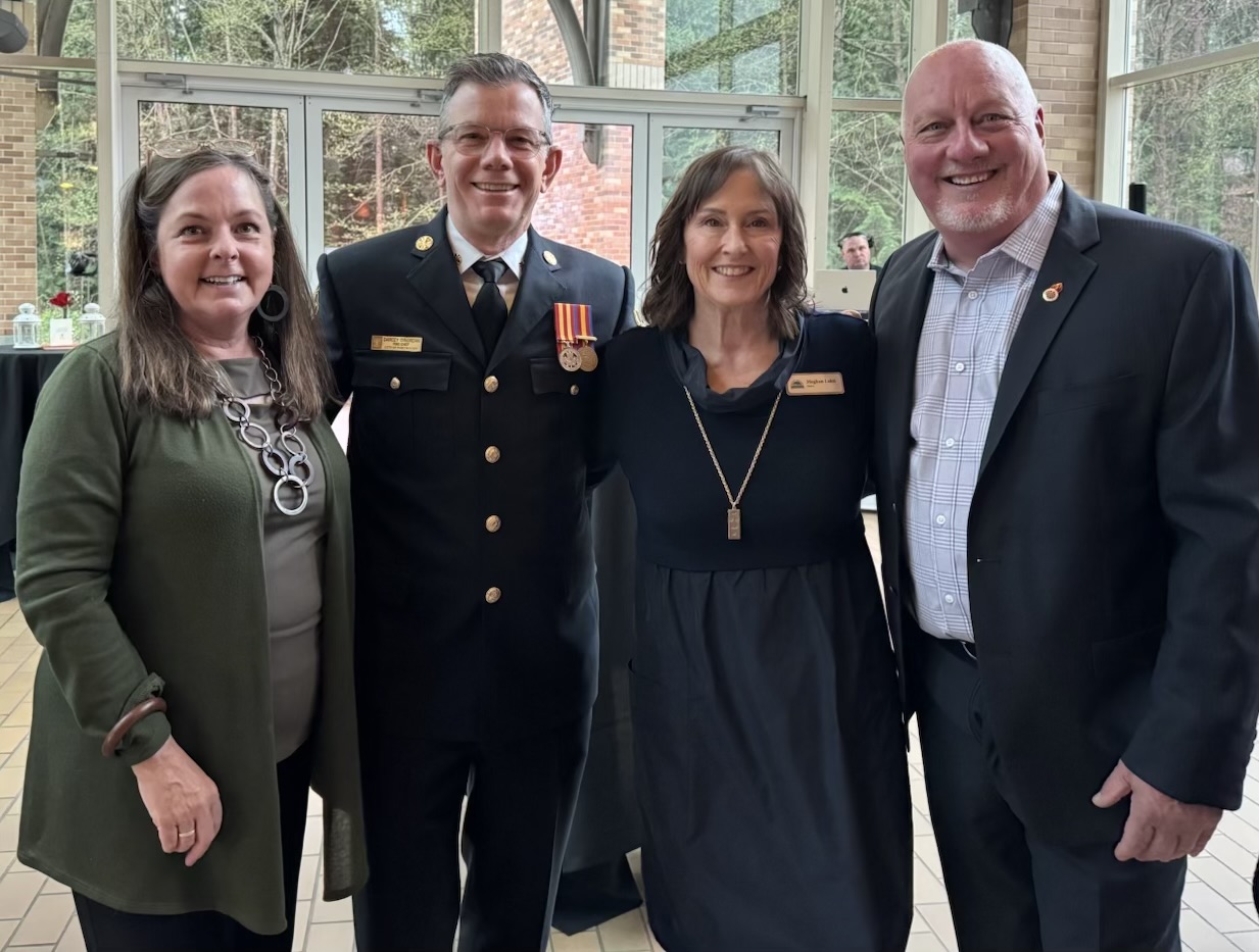 Meghan Lahti at the Port Moody Fire Rescue Awards Ceremony